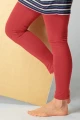 High Waist Leggings Bio - rot