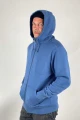 Sweatjacke "Matthew" Bio - hellblau