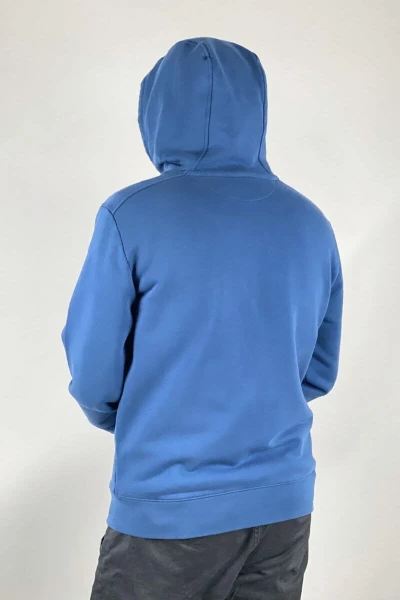 Zip Hoodie für Herren aus Bio-Baumwolle in Hellblau von Green Potatoes Seitenansicht