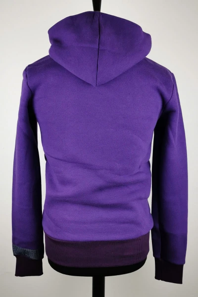 Fairer Hoodie für Herren in Lila Ansicht Front