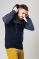 Sweatjacke für Herren in Dunkelblau von Helden und Halunken Seitenansicht rechts