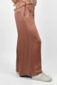 Wide Leg Hose für Damen aus Viskose in bronze - Oversize
