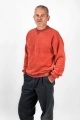 Fleece-Pulli "Emil" Baumwolle - grenadine red