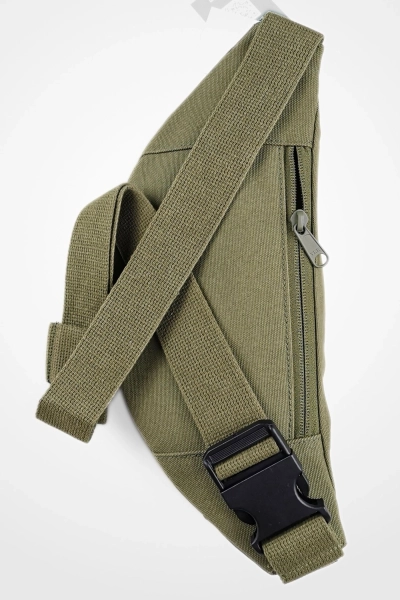 Gürteltasche "Hip Bag Melawear" Bio Canvas 3 Liter grün Ansicht back