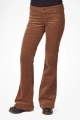 Bootcut Hose "Jane" Cord - fawn brown