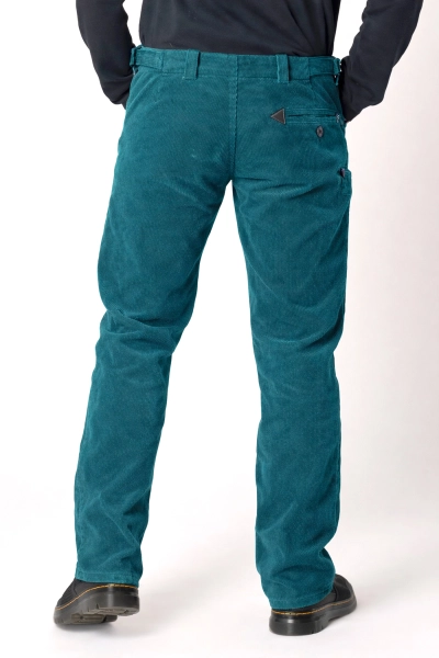 Zimmermann Cordhose für Herren teal - Helden & Halunken - Ansicht Rückseite