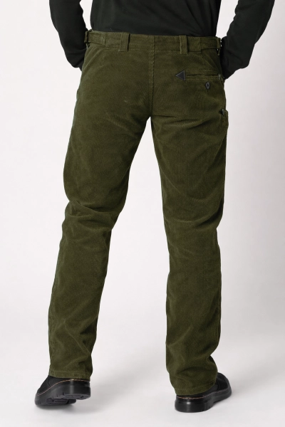 Zimmermann Cordhose für Herren olivgrün - Helden & Halunken - Ansicht Rückseite