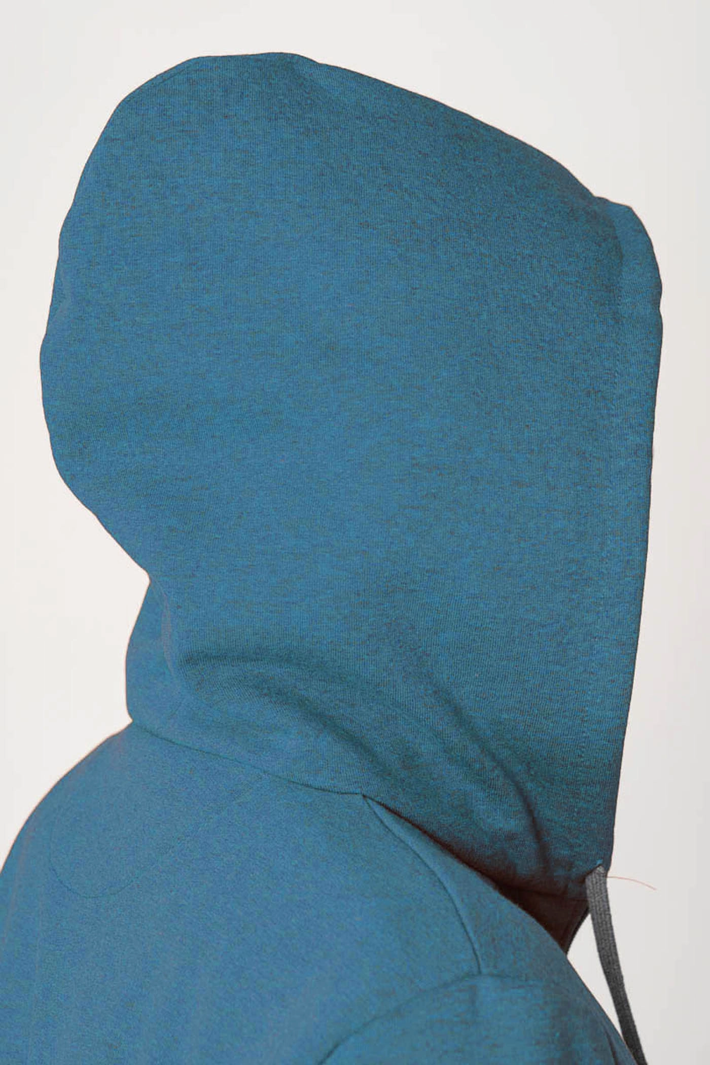 Kapuzenjacke für Herren in petrol meliert - Helden & Halunken