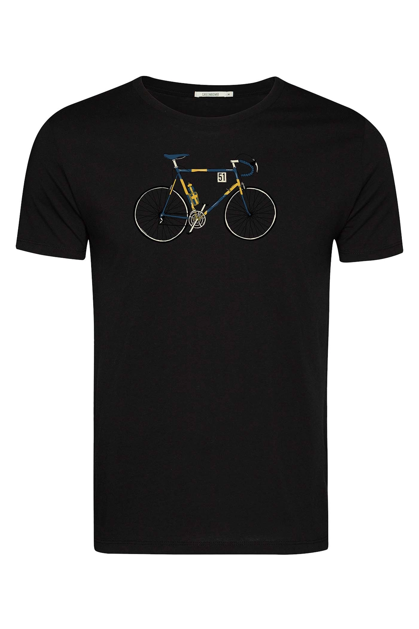 Greenbomb Bio T-Shirt Herren in Schwarz - Bike Knut