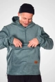 Schlupfjacke "Freerik" Cord Kapuze - aqua ice
