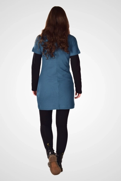 Feinstrickkleid "Smilla" in kurzer, knielanger Länge mit Teilungsnaht im Rücken