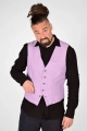 Weste "Stefano" Leinen - flieder
