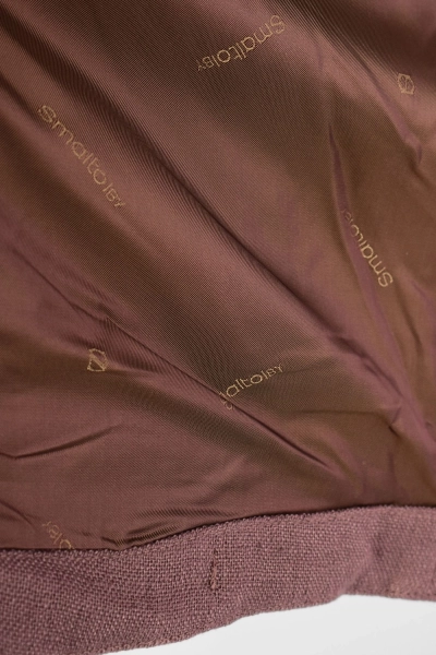 Aufnahme des Innenfutters der Weste "Stefano" aus Leinen