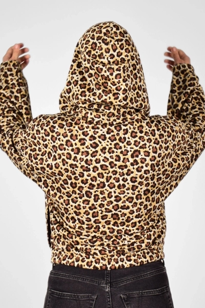 Kurze Jacke für Damen – Leo mit Kapuze – Potatoes