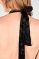 Neckholderband von Jumpsuit "Flence" in Schwarz als Detail