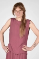 Frontansicht auf Crop Top in Mauve