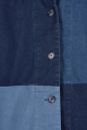 Detailansicht der Knopfleiste vorn von Jeansjacke "Elyse" in denim blue