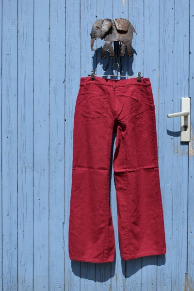 Wide Leg Hose für Damen in Rot Ansicht von vorne