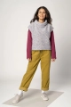 Schlupfhose aus Cord für Damen in Gelb - Slow Fashion
