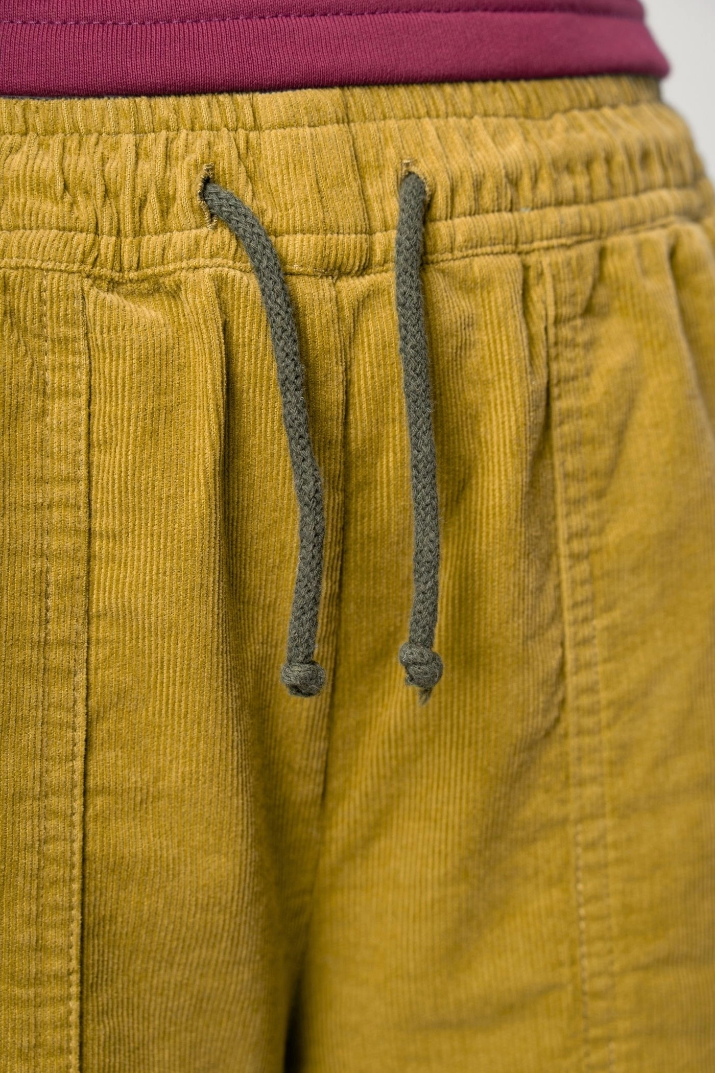 Schlupfhose aus Cord für Damen in Gelb - Slow Fashion