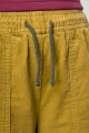 Schlupfhose aus Cord für Damen in Gelb - Slow Fashion