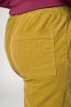 Schlupfhose aus Cord für Damen in Gelb - Slow Fashion