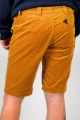 Kurze Zimmermannshose aus Cord in Gelb – Worker Style