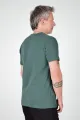 Nachhaltiges T-Shirt für Herren - Baumwolle (Bio) in gewaschenem Grün