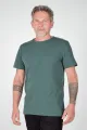 Nachhaltiges T-Shirt für Herren - Baumwolle (Bio) in gewaschenem Grün