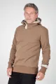 Fairer Hoodie für Herren aus Baumwolle in Braun meliert - Potatoes