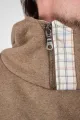 Fairer Hoodie für Herren aus Baumwolle in Braun meliert - Potatoes