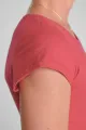 Rotes Bio-Baumwolle T-Shirt für Damen – Rundhals – Green Potatoes