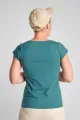 Bio-Baumwolle T-Shirt für Damen in Petrol – Rundhals – Green Potatoes