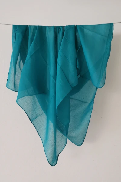 Yam Yam Tuch - aus Baumwolle in Türkis - Maße 100 x 100 cm
