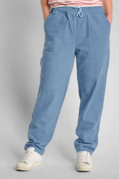 Joggpants Kamila Baumwolle - hellblau jeans