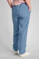 Schlupfhose aus Baumwolle für Damen in heller Jeans - Slow Fashion
