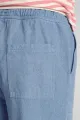 Schlupfhose aus Baumwolle für Damen in heller Jeans - Slow Fashion
