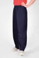 Weite Unisex-Schlupfhose aus Modal in Blau - Slow Fashion