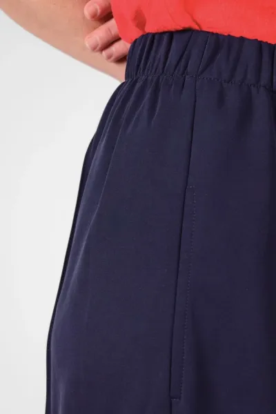 Weite Unisex-Schlupfhose aus Modal in Blau - Slow Fashion