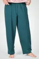 Weite Unisex-Schlupfhose aus Modal in Petrol - Slow Fashion