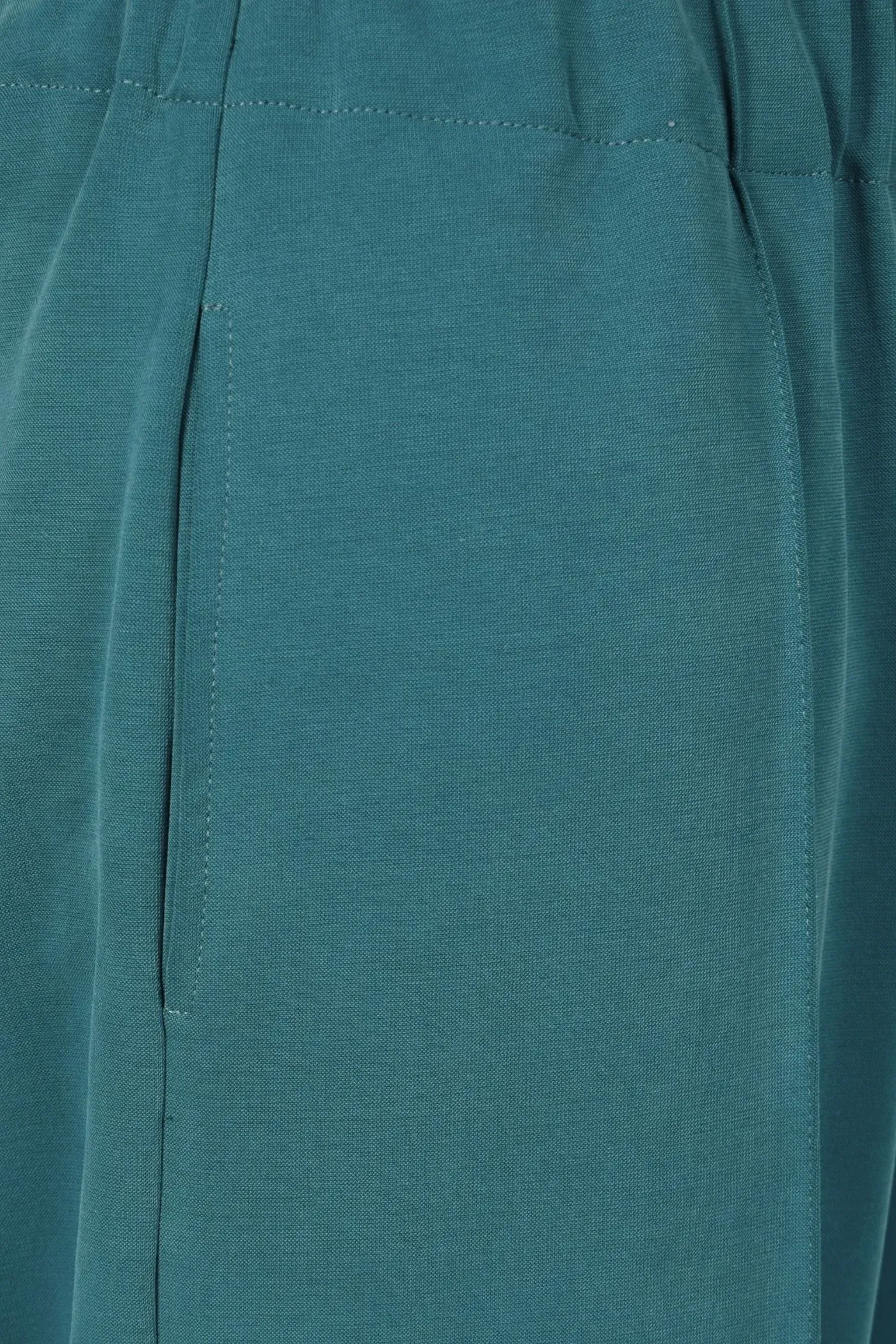 Weite Unisex-Schlupfhose aus Modal in Petrol - Slow Fashion