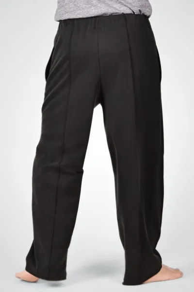 Weite Unisex-Schlupfhose aus Modal in Schwarz - Slow Fashion