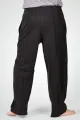 Weite Unisex-Schlupfhose aus Modal in Schwarz - Slow Fashion