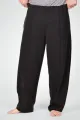 Weite Unisex-Schlupfhose aus Modal in Schwarz - Slow Fashion
