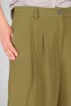 Bundfalten Shorts für Damen oliv - fair produziert kaufen