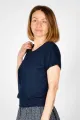 Viskose Top für Damen in Dunkelblau - fair produziert - Potatoes