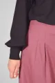 Viskose Bluse für Damen Langarm - Schwarz - Adrett