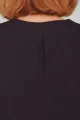 Viskose Bluse für Damen Langarm - Schwarz - Adrett