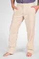 Chino Hose "Konrad" Leinen - creme