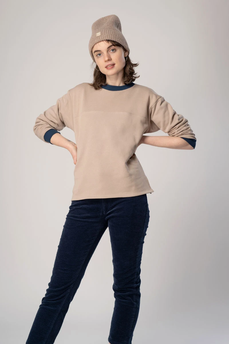 Pullover für Damen aus Baumwolle frontal